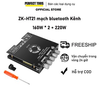 【Hà Nội Mô Đun Khuếch Đại Âm Thanh ZK-HT21 mạch bluetooth Kênh 2.1 TDA7498E 160W * 2 + 220W