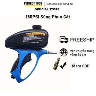 150psi súng phun cát có thể điều chỉnh sand blaster máy phun cát cầm tay dòng chảy bằng khí nén súng phun cát có đầu phu