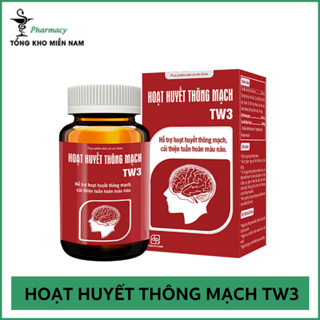 Hoạt Huyết Thông Mạch TW3 giảm chóng mặt, mất ngủ, tề bì, nhức mỏi chân tay do lưu thông máu kém (60 viên) - TKMN