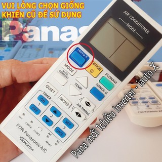 Điều khiển điều hòa PANASONIC inverter iAutoX mẫu mới