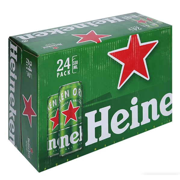 Thùng 24 lon bia Heineken