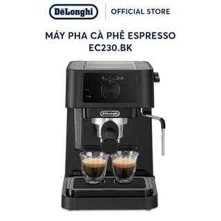 Máy Pha Cà Phê Espresso DeLonghi Stilosa EC230.BK – 15 Bar, Vòi Đánh Sữa, Pha Cappuccino & Latte