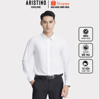 Áo sơ mi dài tay 𝐀𝐑𝐈𝐒𝐓𝐈𝐍𝐎 𝐁𝐔𝐒𝐈𝐍𝐄𝐒𝐒 1ls05503 màu trắng kẻ