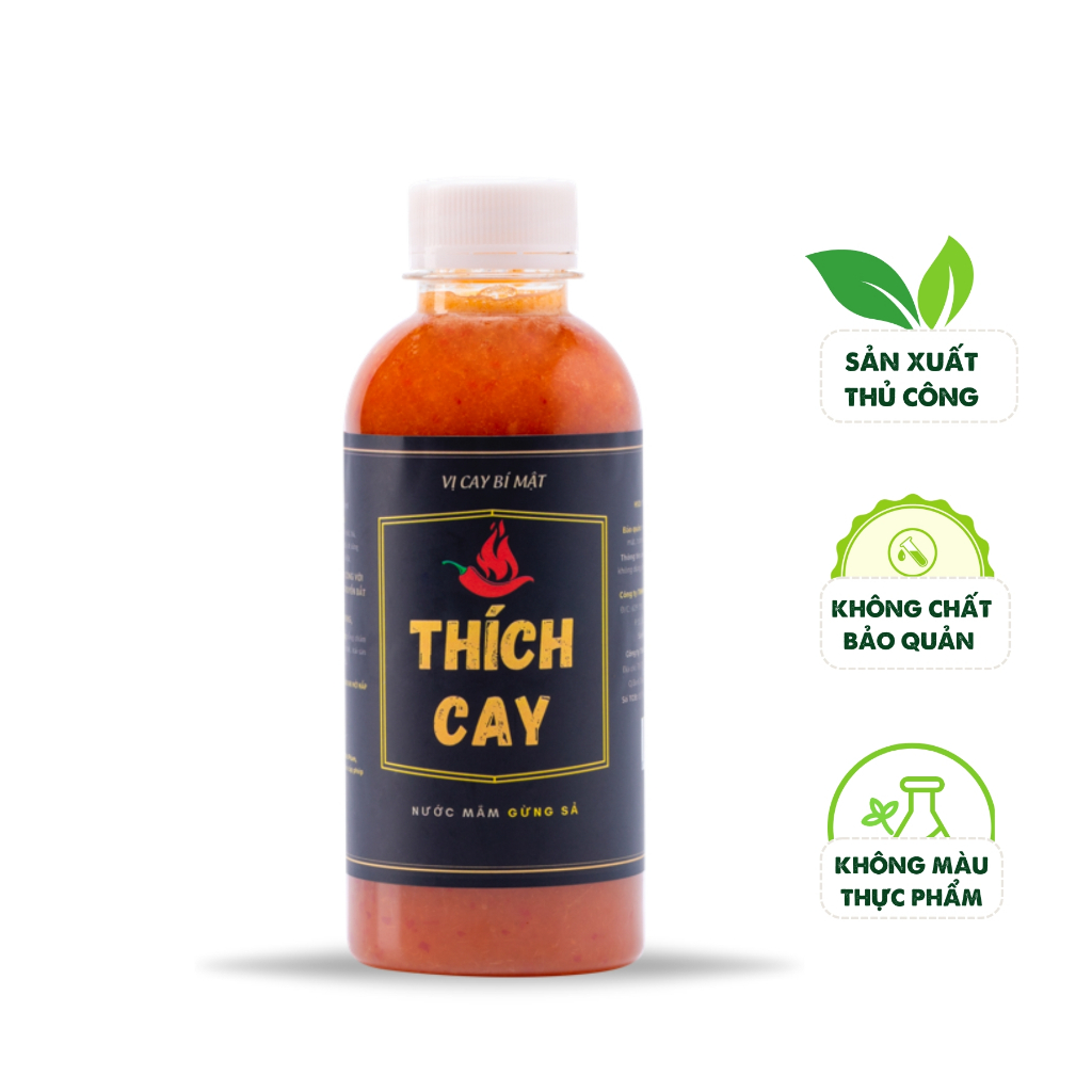 Nước chấm ốc gừng sả - Thích Cay 250ml