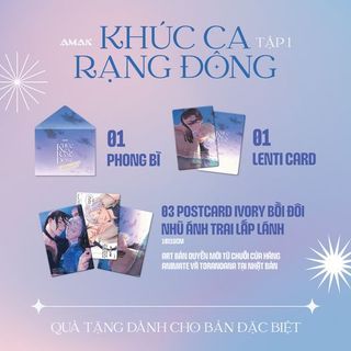 [Phụ Kiện BL] Miếng Clear File Khúc Ca Rạng Đông 1 2 - Bản Đặc Biệt - Ổ Nhỏ Của RiTa