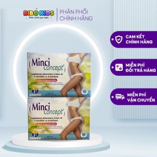 Trà Giảm cân Minci Concept, Pháp (30 gói) giảm mỡ bụng eo đùi cho phụ nữ an toàn, không gây mệt mỏi, mất nước