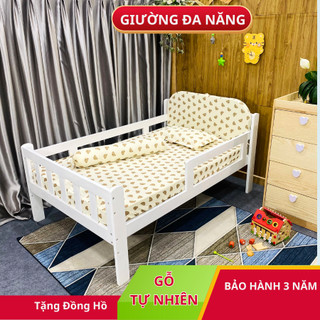 Giường Gỗ Cho Bé GOLDCAT Gỗ Tự Nhiên Kích Thước 100x170cm, Dùng Cho Trẻ 0-15 Tuổi, Bảo Hành 3 Năm