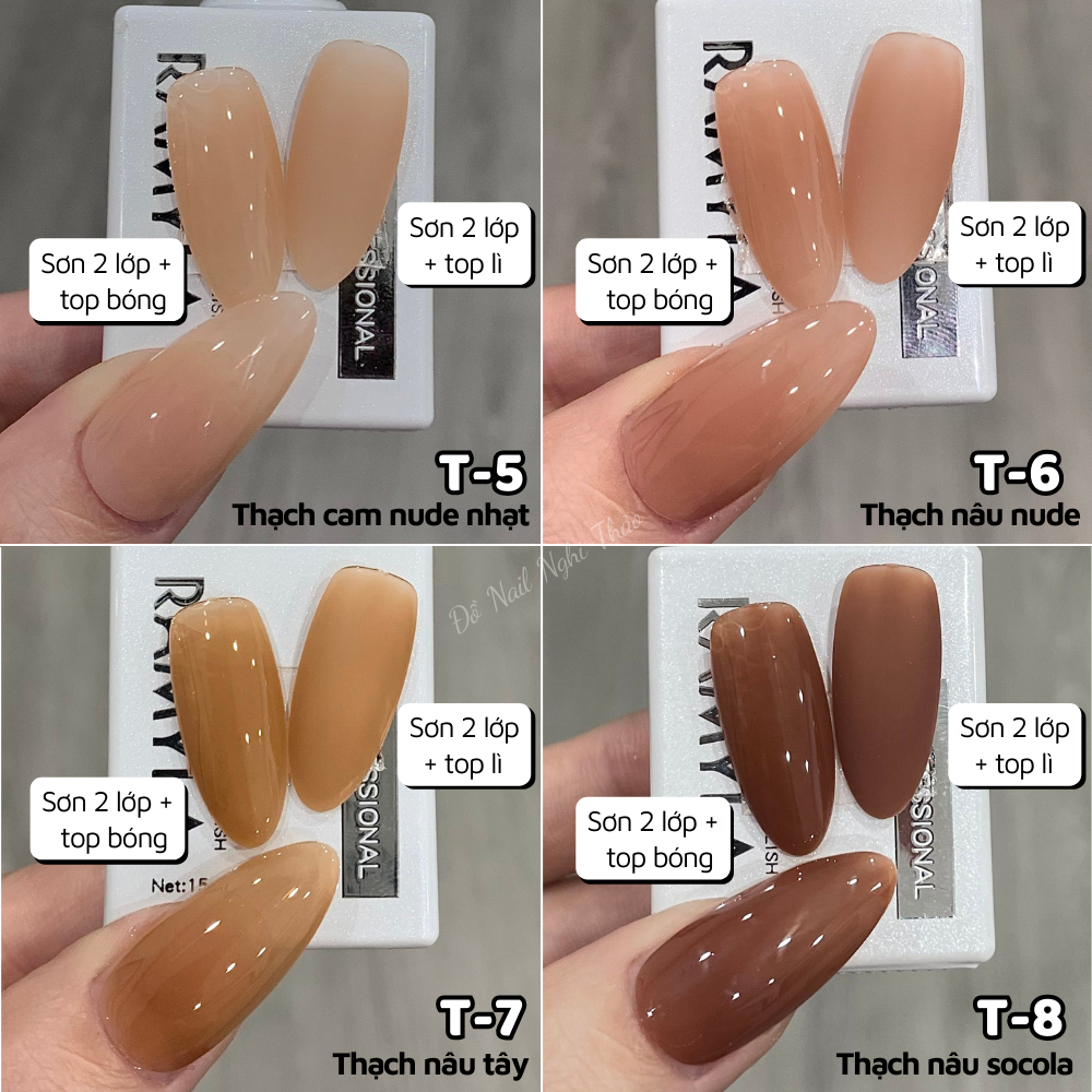Sơn gel thạch đục lẻ màu RAMYLA 15ml | BigBuy360 - bigbuy360.vn