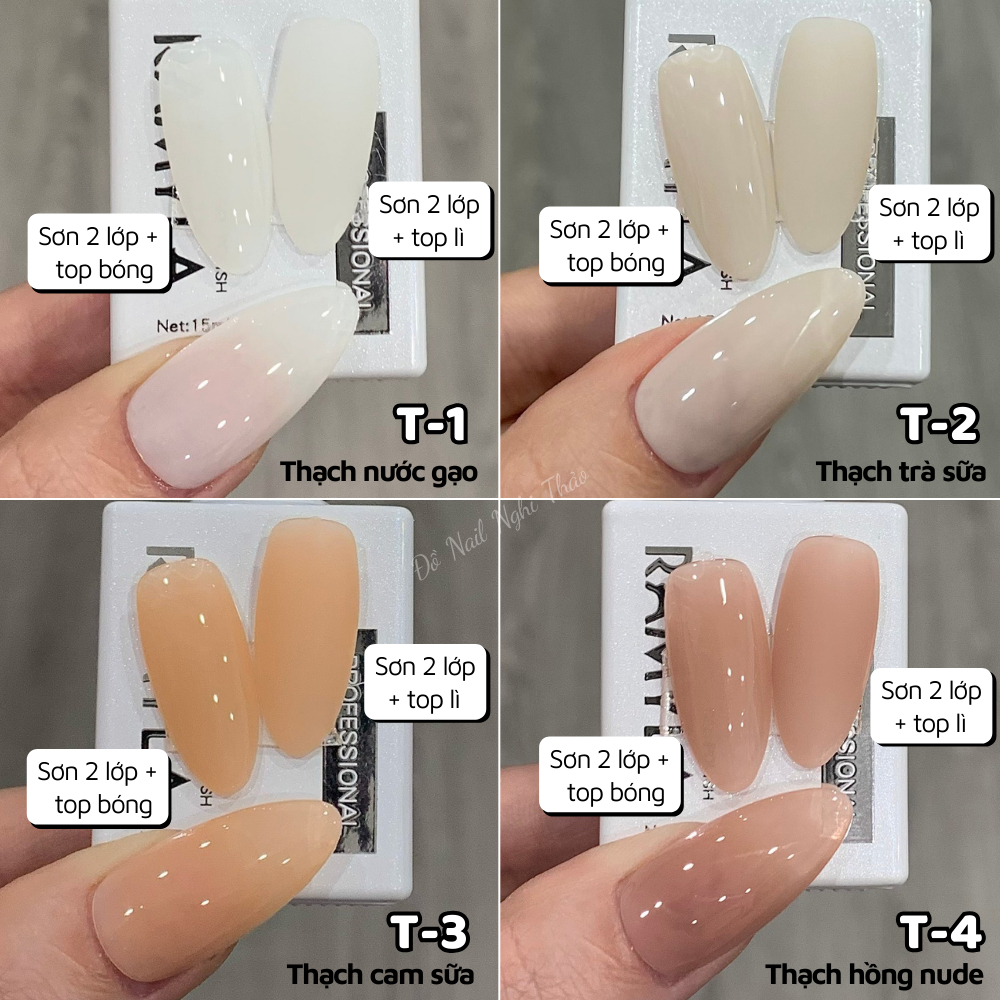 Sơn gel thạch đục lẻ màu RAMYLA 15ml | BigBuy360 - bigbuy360.vn
