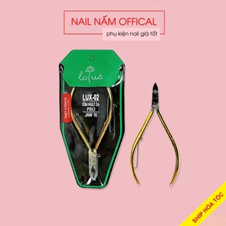 Kìm nhặt da, kềm cắt da Lotus LUX-02 thép carbon mang vuông mũi 16 siêu luồn lách