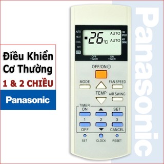 ĐIỀU KHIỂN ĐIỀU HÒA PANASONIC 1 Chiều 2 Chiều TẶNG Pin