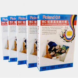 100 tờ giấy ảnh glossy rc a6 định lượng 260gms