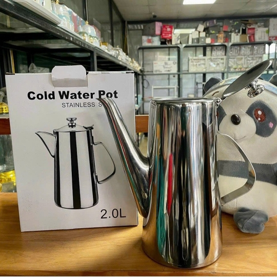 [FREESHIP] BÌNH RÓT TRÀ VÒI DÀI INOX 2 LÍT