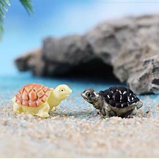 Mô hình rùa đá mini trang trí tiểu cảnh bể cá tetarium