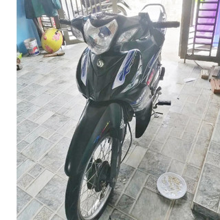 Tem xe elegant 50cc lửa trắng xanh đen