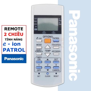 Điều khiển điều hòa PANASONIC inverter eion loại đẹp - Máy lạnh Panasonic có Inverter