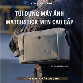 Túi đựng máy ảnh da lộn Matchstick Men nhỏ gọn sang trọng cao cấp phù hợp dòng máy nhỏ gọn