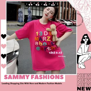  Áo Phông Gấu Nổi Chữ Lông Xù Siêu Kute Áo Thun Kèm Gấu 13 DeMarzo Tháo Rời Hàng Quảng Châu FreeSize Form Rộng 