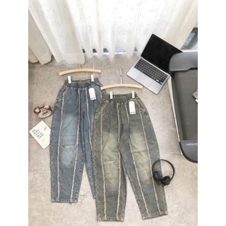 Quần baggy jean mềm lưng thun 0160