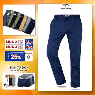 Quần kaki dài nam chất vải mềm mịn chuẩn phong cách SPMQKK01- PigoFashion