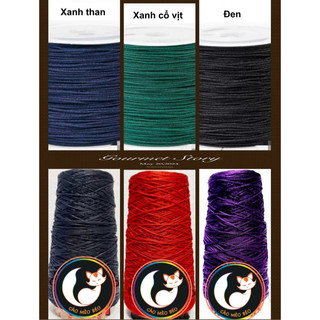 Dây tết vòng macrame 0.8mm 1.0mm bán lẻ mét nhiều màu 5 mét