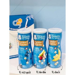 Bánh gạo ăn dặm Gerber cao Puffs hình ngôi sao cho bé (8m+)