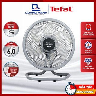 Quạt sàn 6 cánh Turbo Silence Plus Tefal VH686790 công suất khỏe 80W - Bảo hành 2 năm chính hãng
