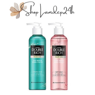 Gel tạo kiểu, giữ nếp cho tóc Double Rich 250ml Chính hãng công ty