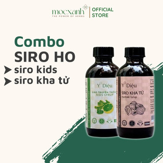 Combo siro ho cho bé kids và siro ho kha tử Y Diệu, 2 lọ 120ml, giá tốt hơn, Shop Mộc Xanh