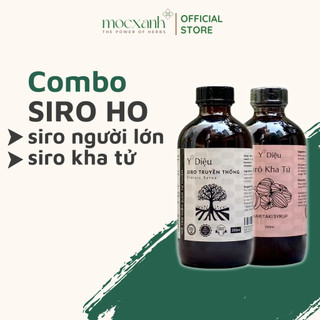 Combo siro ho thảo dược người lớn và siro ho kha tử Y Diệu, 2 lọ 250ml, giá tốt hơn, Shop Mộc Xanh