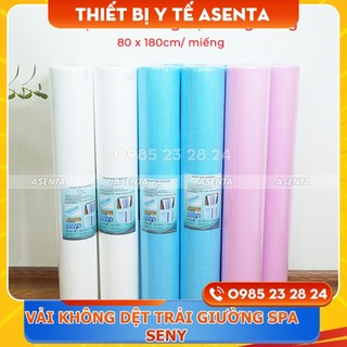 (Cuộn 50 miếng) Vải không dệt trải giường Spa Seny, trải giường tiểu phẫu, y tế, phun xăm, nha khoa dạng cuộn