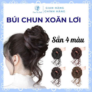 Búi Tóc Giả Nữ Xoăn Lơi Trẻ Trung, Năng Động, Tóc Búi Giả Dành Cho Nữ Trung Niên | S06BU04