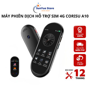 Máy phiên dịch hỗ trợ sim 4G Corisu A10, dịch đàm thoại không cần mạng, dịch ảnh, chat GPT, học ngôn ngữ
