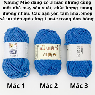 Len Nhung Mèo 50gr - 31 Màu Đa Dạng