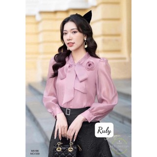 ÁO KIỂU DÂY NƠ ĐIỆU ĐÀ QUÝ CÔ B9977