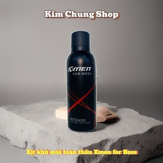 [Combo 2 chai] Xịt khử mùi nước hoa Xmen For Boss intense 150ml (2 CHAI)