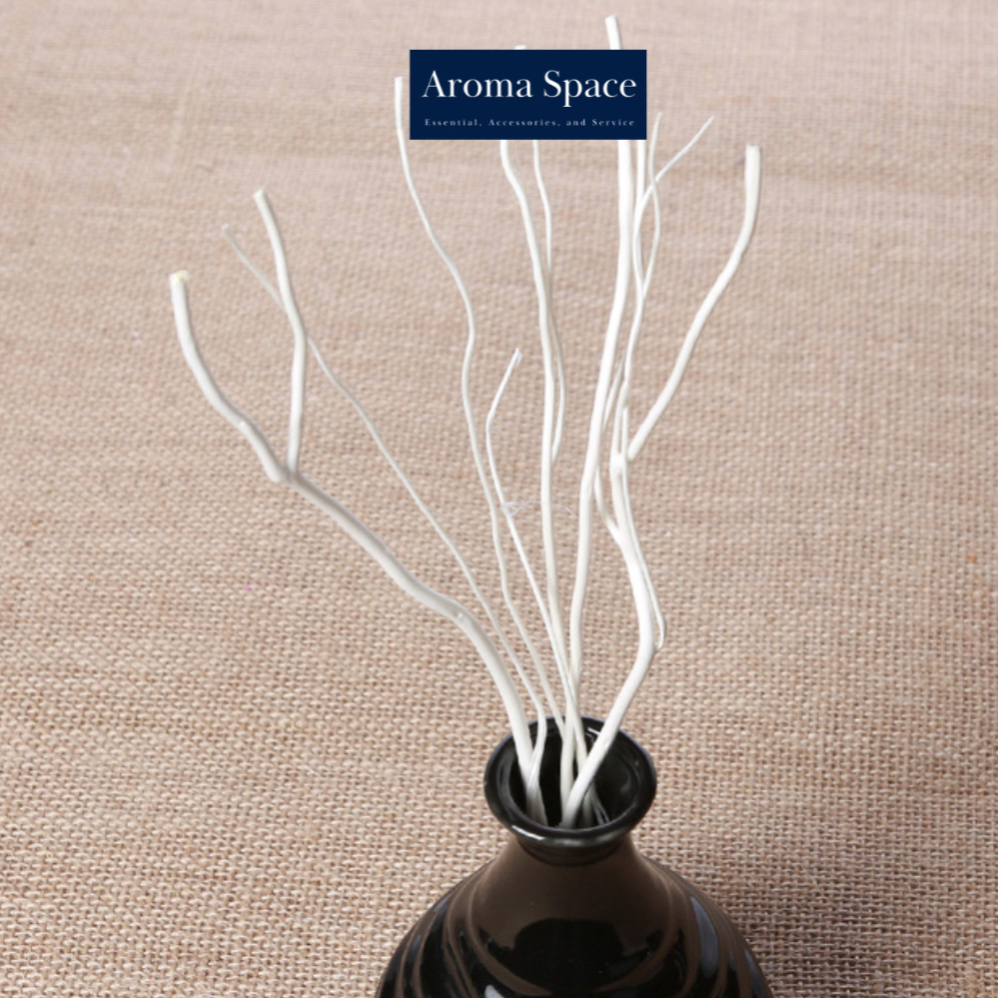 Que khuếch tán tinh dầu lũa trắng - N08