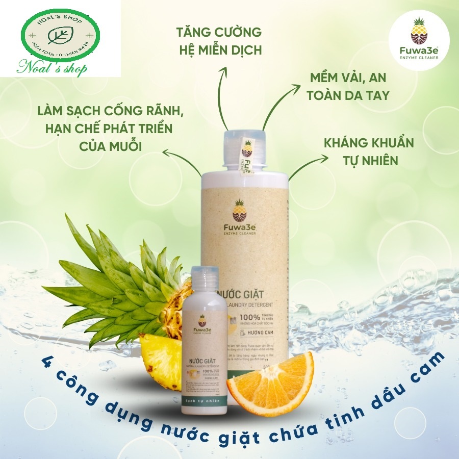 nước giặt FUWA3E hương cam 500ml