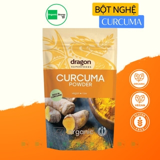 Bột nghệ nguyên chất hữu cơ 150g - Dragon Superfoods