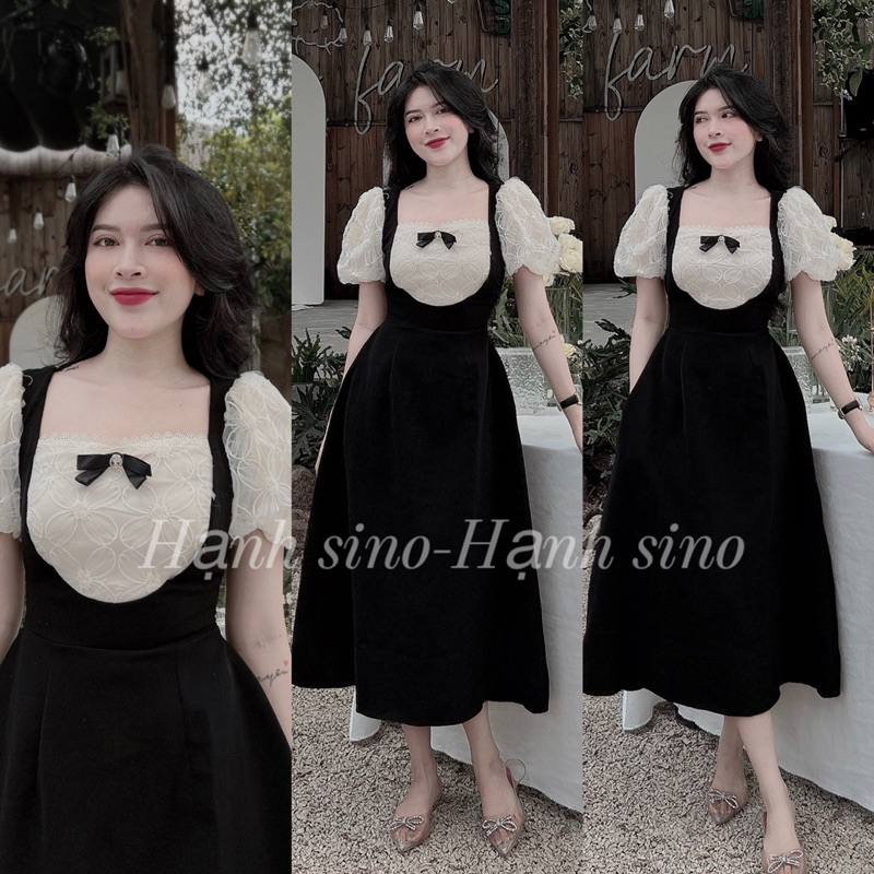 Hạnh sino.97 Váy ren ta chun mới