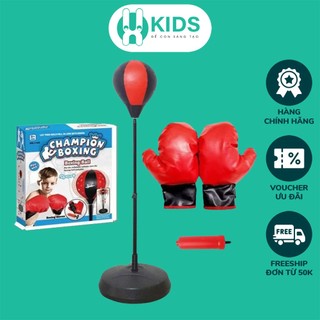 Đồ Chơi boxing đấm bốc cao cấp X KIDS phát triển thể chất vận động thể thao kèm găng tay bơm hơi cho trẻ em