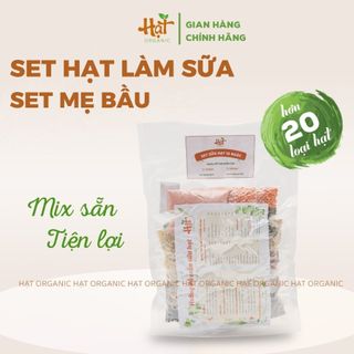 SET HẠT LÀM SỮA MIX SẴN - THÍCH HỢP CHO MẸ BẦU - COMBO 10 NGÀY - ĐÓNG GÓI HÚT CHÂN KHÔNG