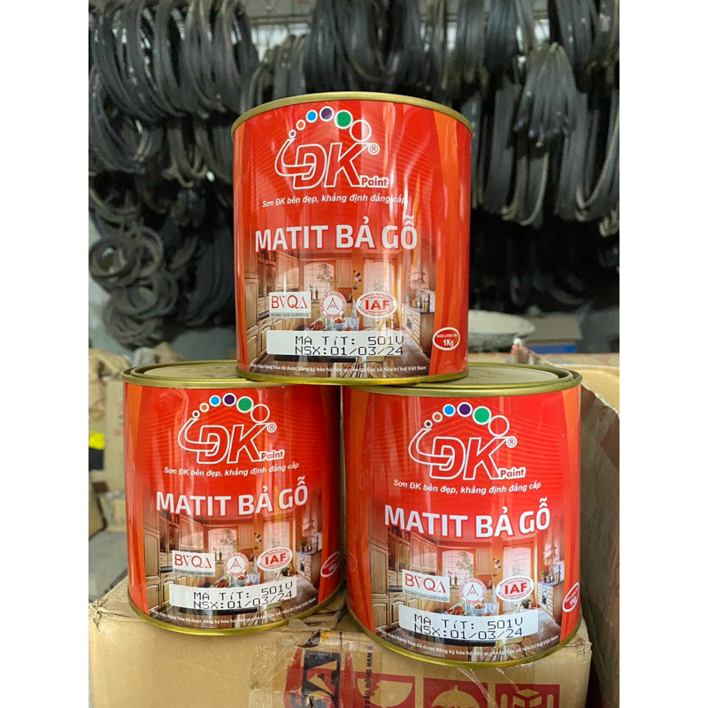 (Giá Tốt) Sơn Bả Matit Gỗ Che Khuyết Điểm Đại Kiều Hộp 1KG - 5KG , Sơn Bả Chính Hãng