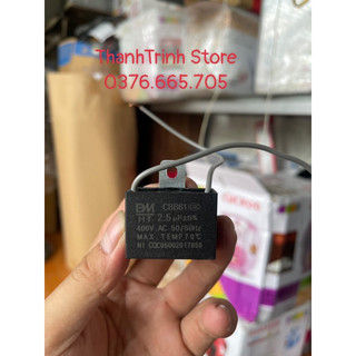Tụ điện 2.5uf 400v ac linh kiện thay thế quạt điện loại 1