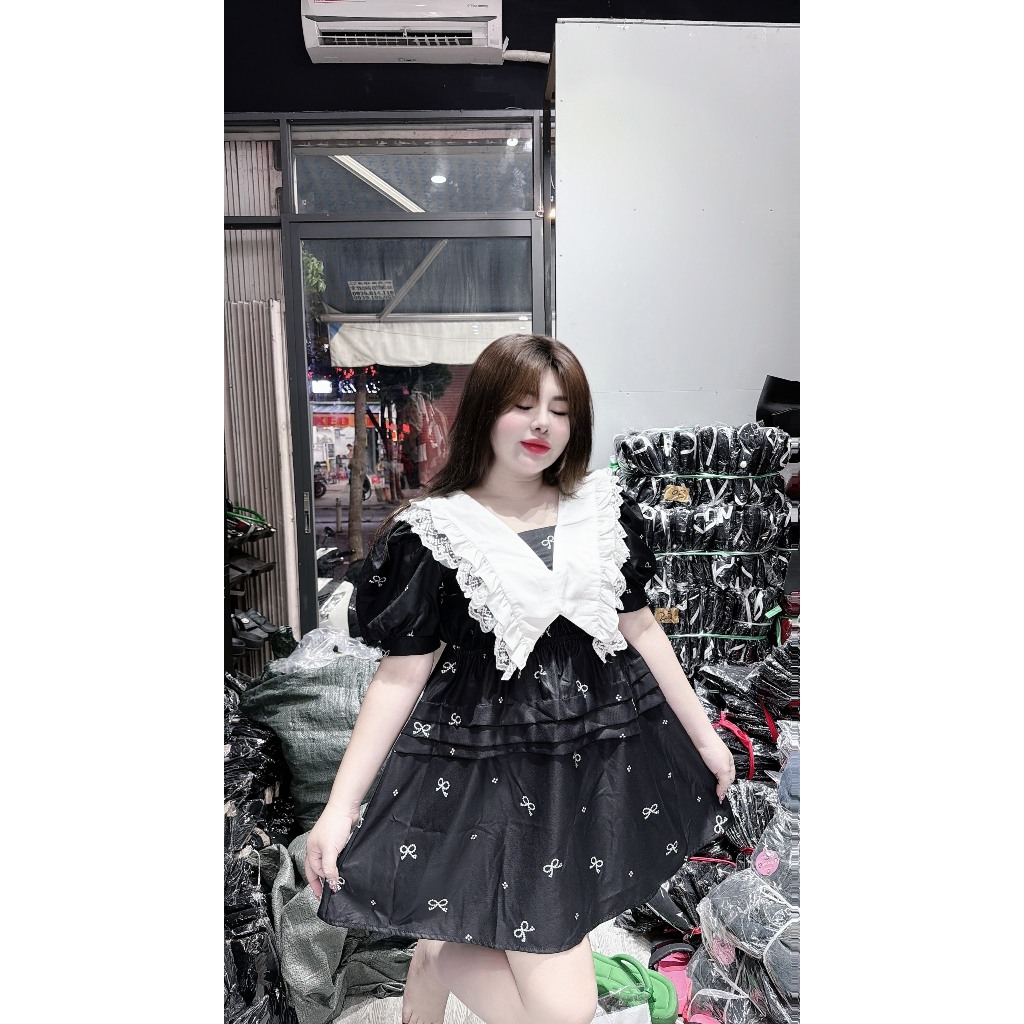 ĐẦM TIỂU THƯ CỔ REN BIGSIZE THƠ LÊ