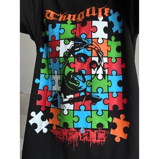 Áo thun 4Art 2PAC Cotton 2 chiều 235gsm Hình in lụa Oversized Unisex Màu Đen