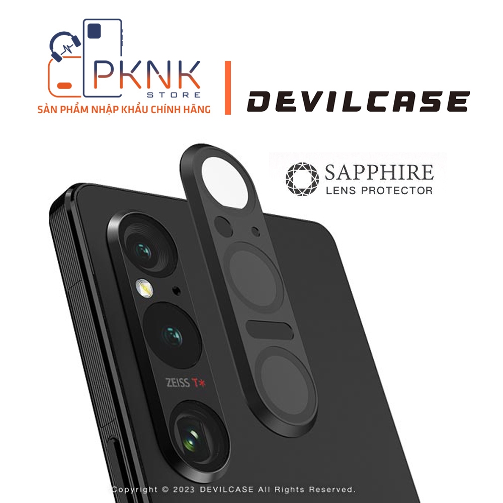 Kính Camera Devilcase Sony Xperia 1 V I Sapphire