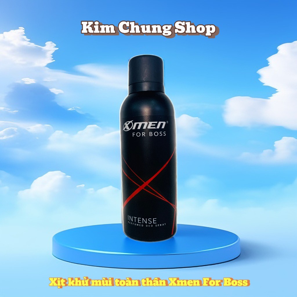 Xịt Khử Mùi XMEN FOR BOSS Intense (đỏ)