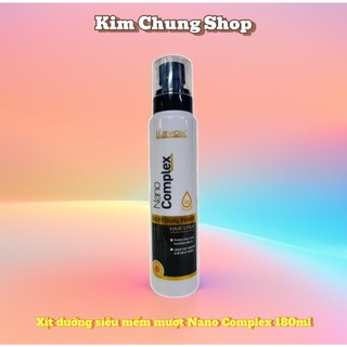 Xịt dưỡng tóc siêu dưỡng Lavox Nano Complex Silky Dual Phase Hair Spray Siêu Mềm Mượt 180ml