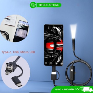 Camera nội soi chống nước IP67 cổng Type c, USB, Micro USB dùng cho sửa chữa, tìm đồ